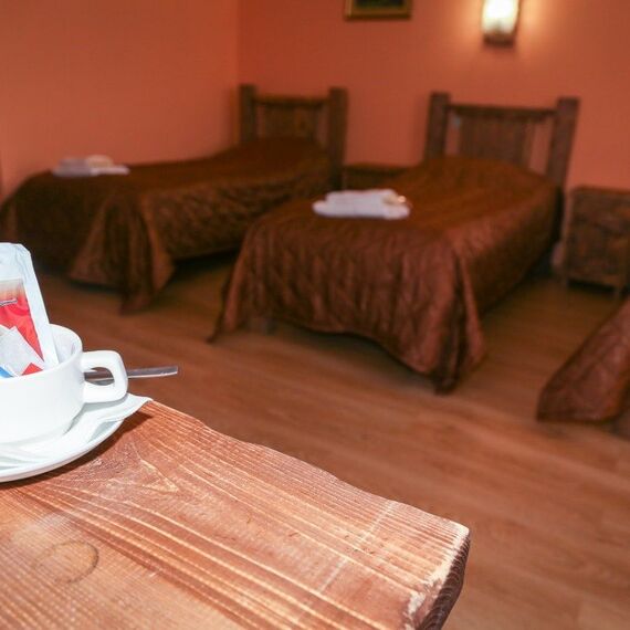 Трехместный номер с раздельными кроватями. Фото 1