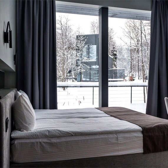 Семейный дом с 2-мя спальнями, сауной и террасой на 2 этаже без купели. Фото 21