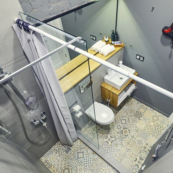 Улучшенный номер студио с видом на Невский проспект DBL+SINGLE/TRIPLE. Фото 10