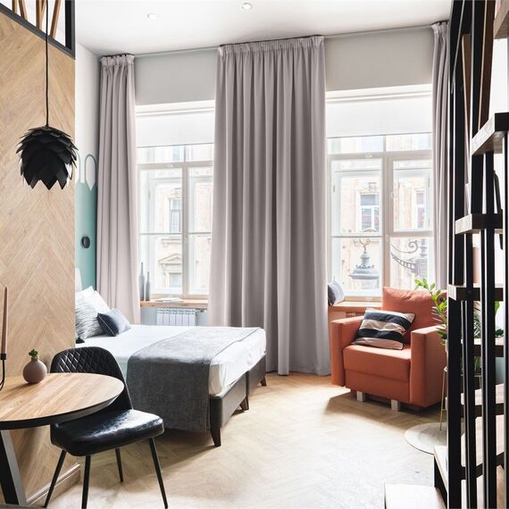 Двухуровневый номер-студио Делюкс с видом на город. Фото 6