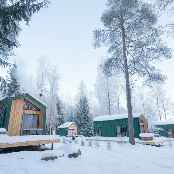 Четырёхместный Барнхаус на главной аллее. Фото 11