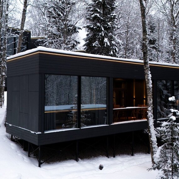 Дом для семьи или компании с 2-мя спальнями сауной и купелью. Фото 24