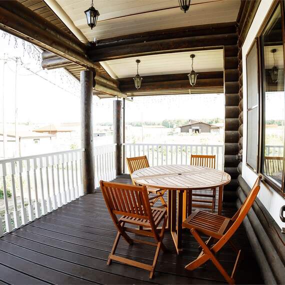 Дом из сруба №12 с камином для 4-6 гостей. Фото 3