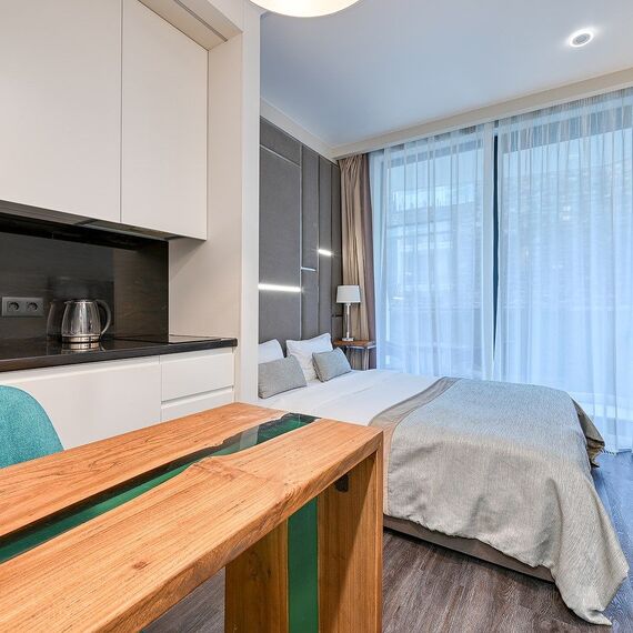 Студия с боковым видом на море 215. Фото 14