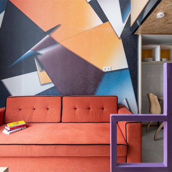 Дизайнерские двухуровневые апартаменты