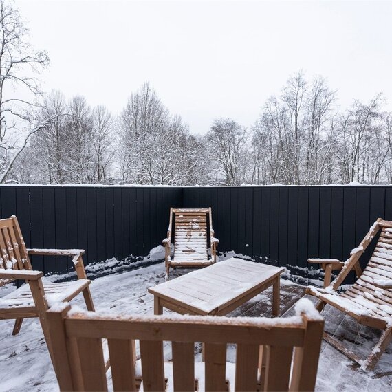 Семейный дом с 2-мя спальнями, сауной и террасой на 2 этаже без купели. Фото 35