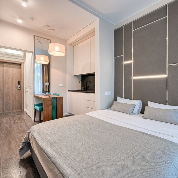 Студия с видом на парк 210. Фото 21