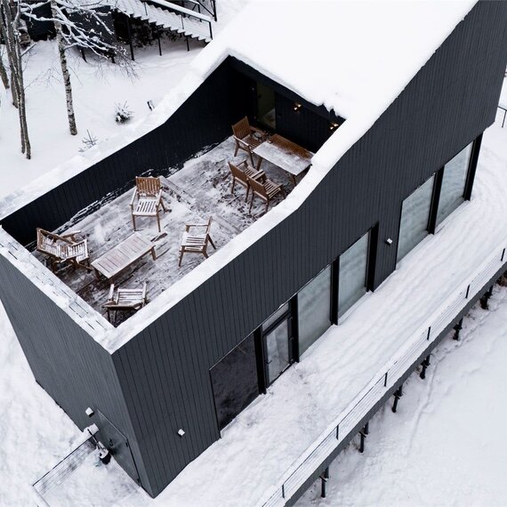 Семейный дом с 2-мя спальнями, сауной, купелью и террасой на 2 этаже. Фото 11