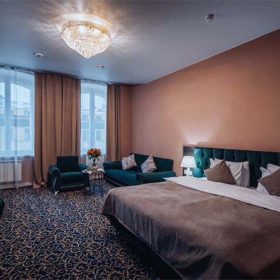 Семейный номер с 3 спальнями. Фото 1