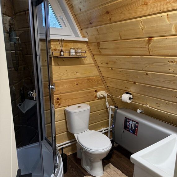 A-frame «Терракот» домик из дерева 4х местный. Фото 13