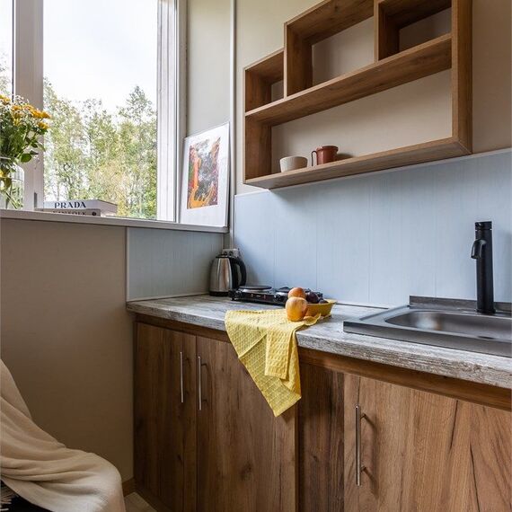 Одноместный номер Стандарт с общей ванной комнатой. Фото 7