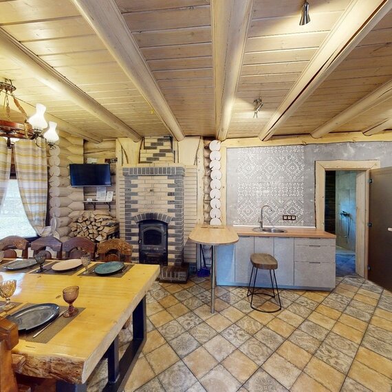 Коттедж с баней и чаном. Фото 3