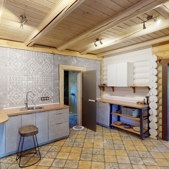 Коттедж с баней и чаном. Фото 6