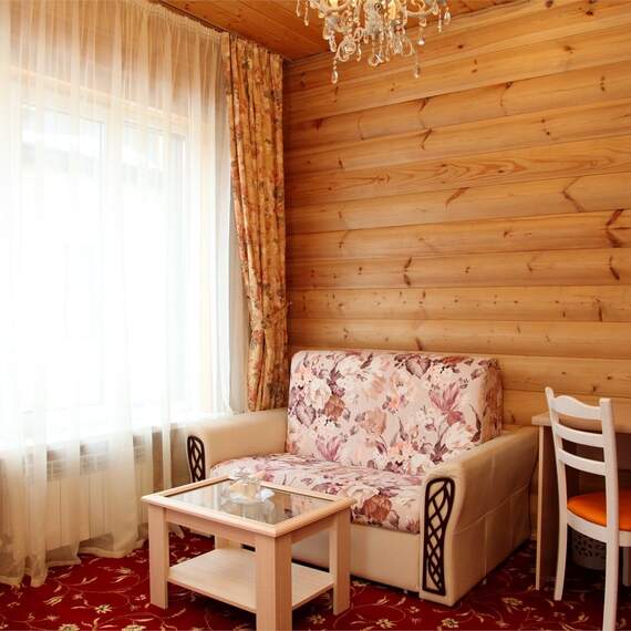 Двуспальный номер в Эко-Домике. Фото 40