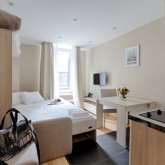 Студия DBL (двуспальная кровать-трансформер). Фото 4