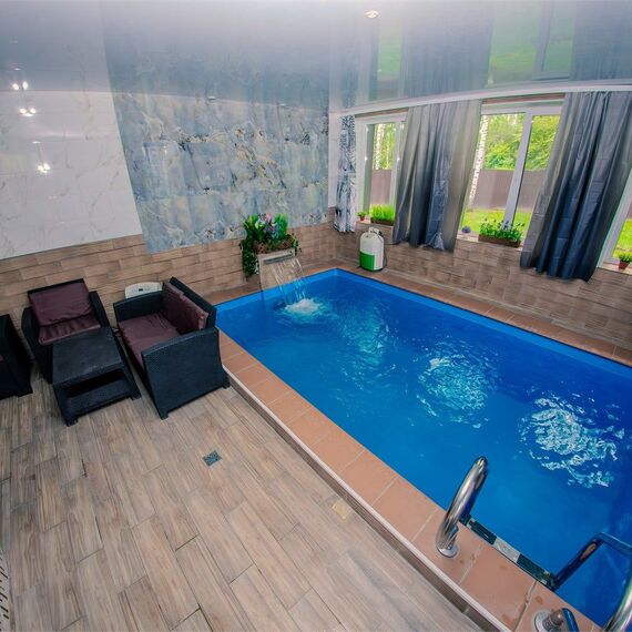 Дом 2 с бассейном хамамом сауной. Фото 18