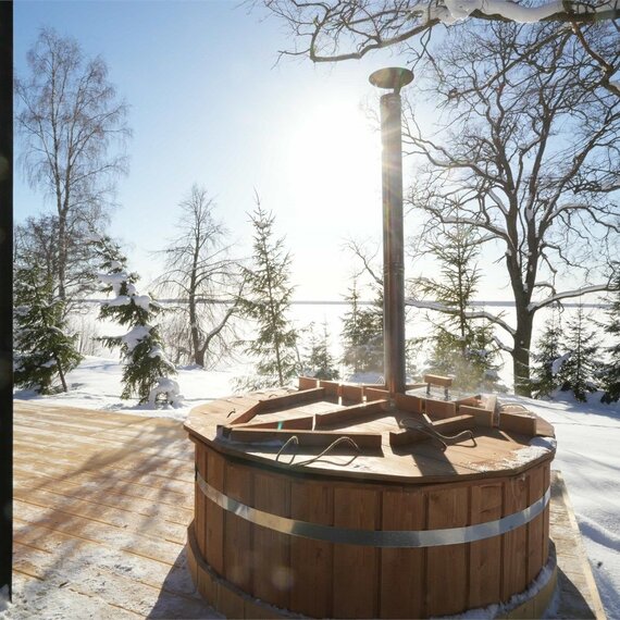 Четырёхместный Барнхаус на берегу озера. Фото 24