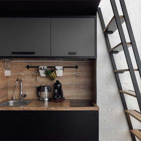 Улучшенный номер студио с видом во двор. Фото 5