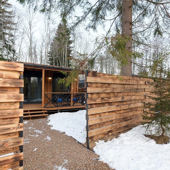 Уютный коттедж с чаном в хвойном лесу №1. Фото 10