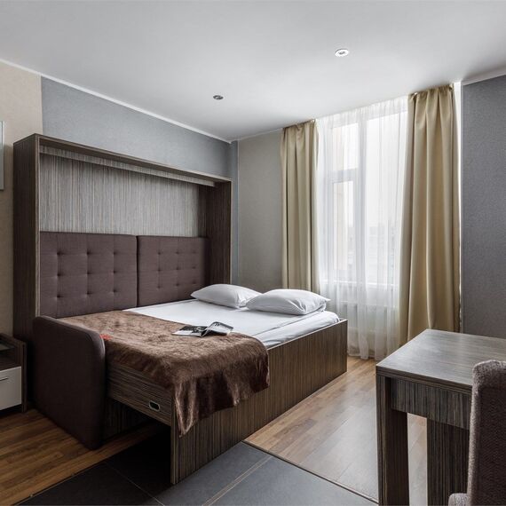 Студия DBL (двуспальная кровать-трансформер). Фото 1