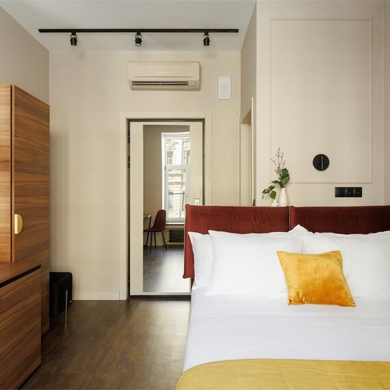 Бюджетный двухместный номер с 1 кроватью. Фото 3