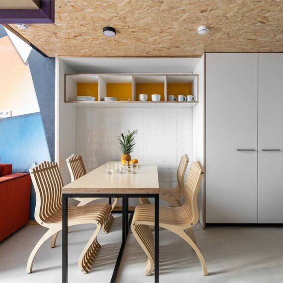 Дизайнерские двухуровневые апартаменты