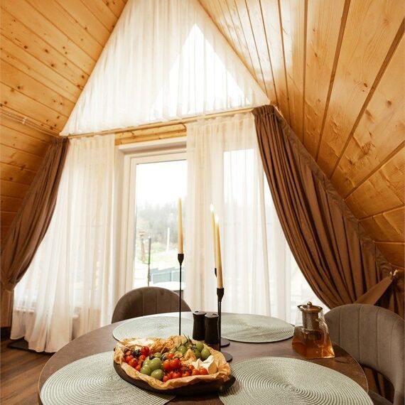 A-frame «Петрол» домик из дерева 4х местный. Фото 15