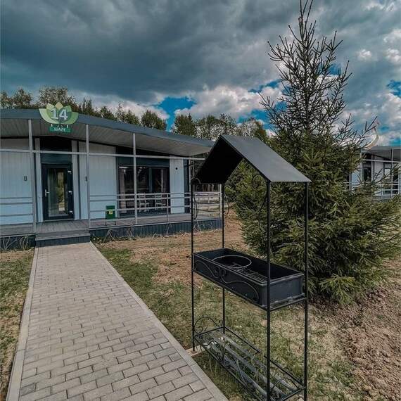 Шале четырехместный с кухней-гостиной и террасой. Фото 6