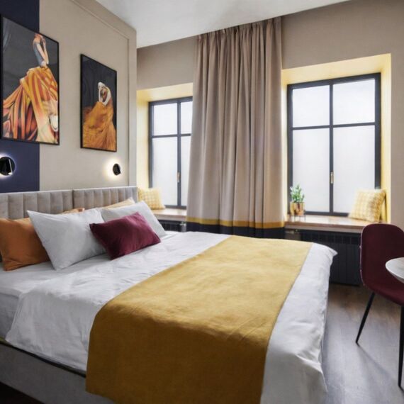 Стандартный номер с кухней, от 17 кв.м. Фото 1