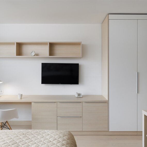 Стандарт с одной большой кроватью (Ботаника). Фото 19