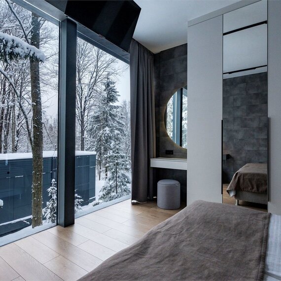 Дом для семьи или компании с 2-мя спальнями сауной и купелью. Фото 37