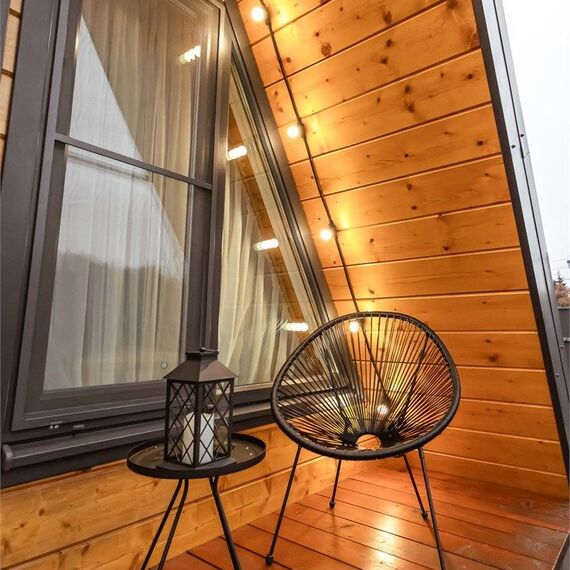 A-frame «Петрол» домик из дерева 4х местный. Фото 22