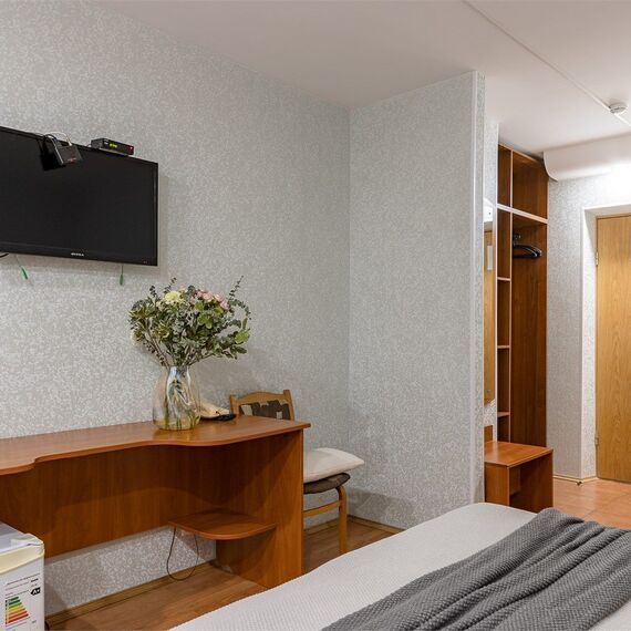 Стандартный номер с 1 кроватью. Фото 12