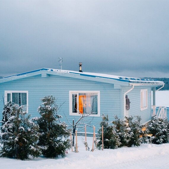 Большой дом с камином и кухней  для двоих. Фото 12