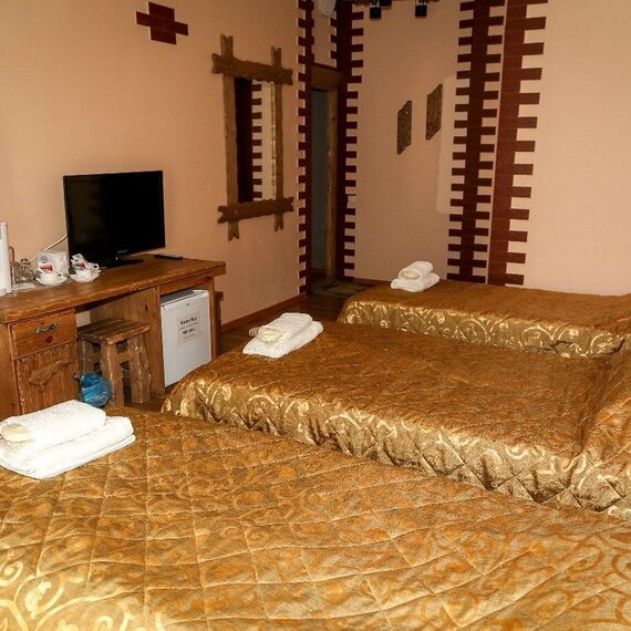 Трехместный номер с раздельными кроватями. Фото 5