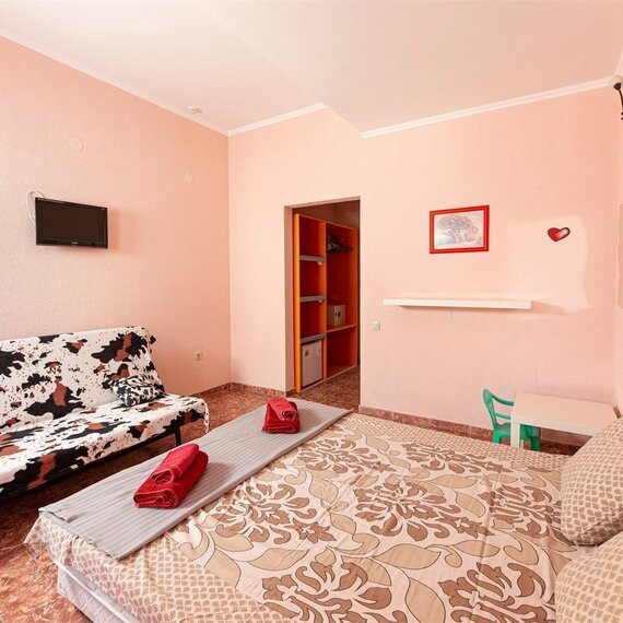 Трехместный стандартный номер с балконом. Фото 7