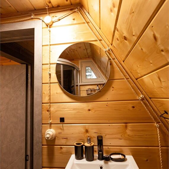 A-frame «Петрол» домик из дерева 4х местный. Фото 11