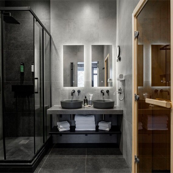 Дом для семьи или компании с 2-мя спальнями сауной и купелью. Фото 40