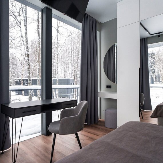 Семейный дом с 2-мя спальнями, сауной и террасой на 2 этаже без купели. Фото 22