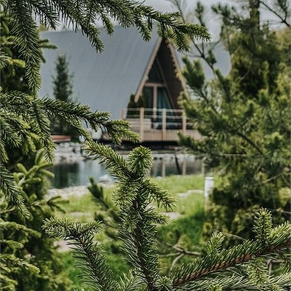 A-frame у воды. Фото 11