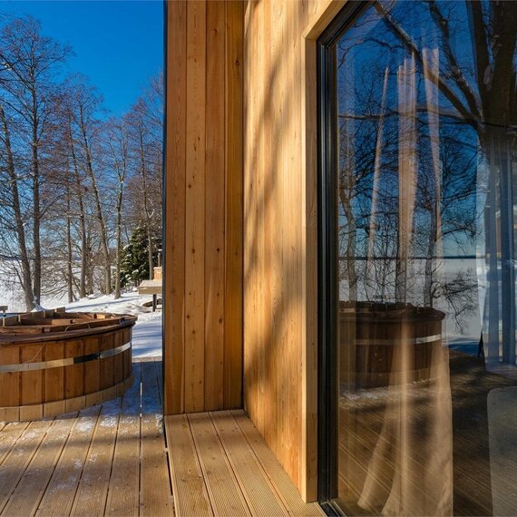 Двухместный Барнхаус на берегу озера. Фото 21