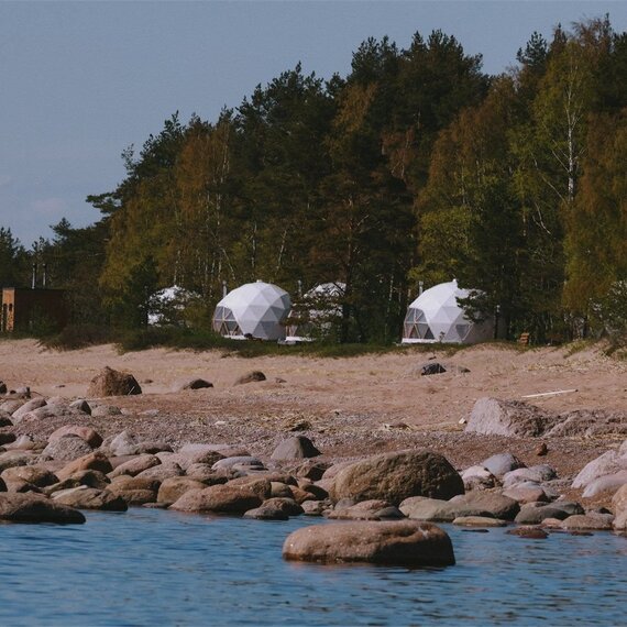 Геокупол с видом на море. Фото 18